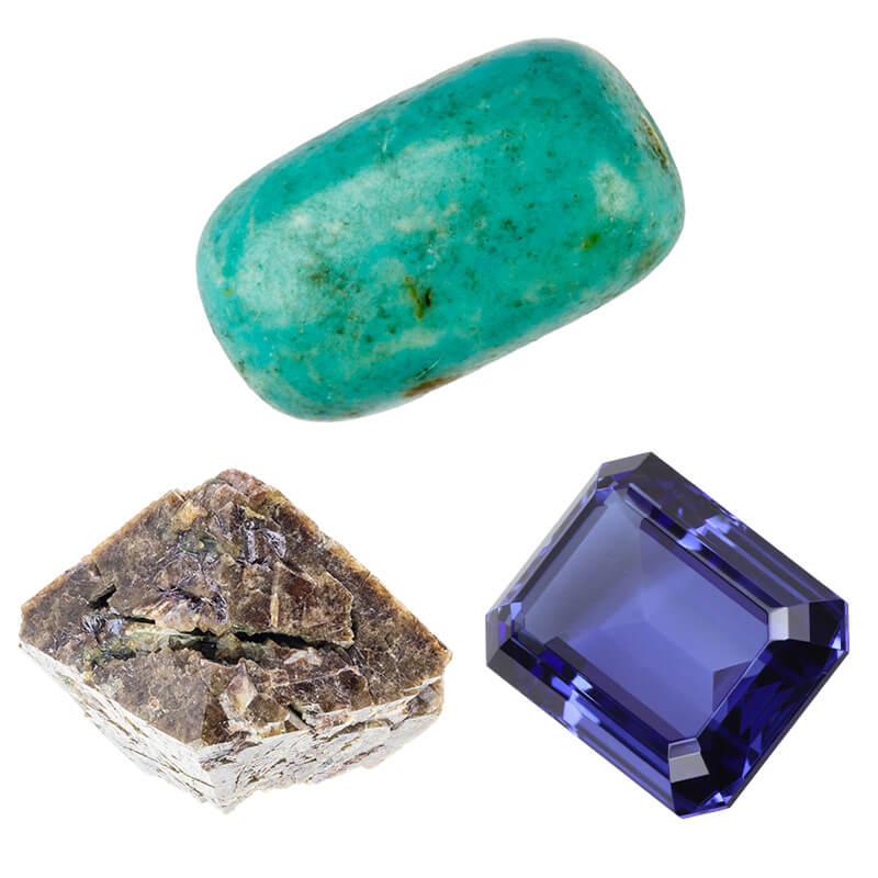 Turquoise, one of the December birthstones