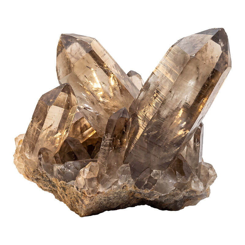Photograph of Smoky Quartz crystal