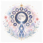 An illustration representing Lunar Sign