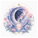 An illustration representing Moon Sign