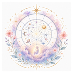 An illustration representing Natal Chart