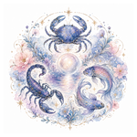 An illustration representing Water Signs