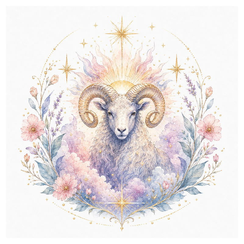 An illustration representing Aries