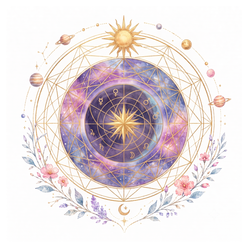 An illustration representing Horoscope