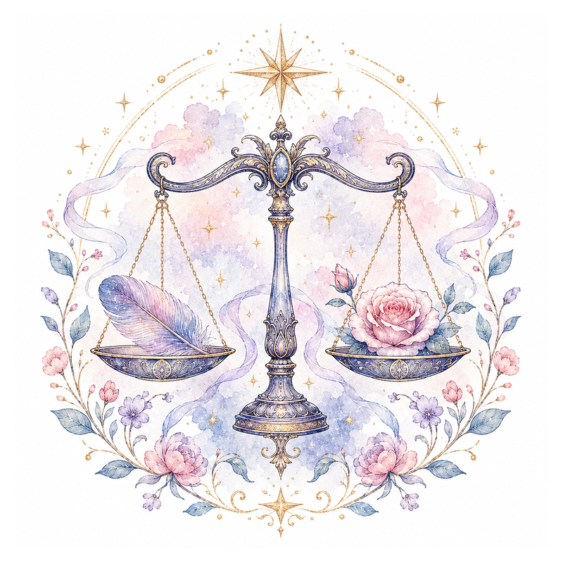 An illustration representing Libra