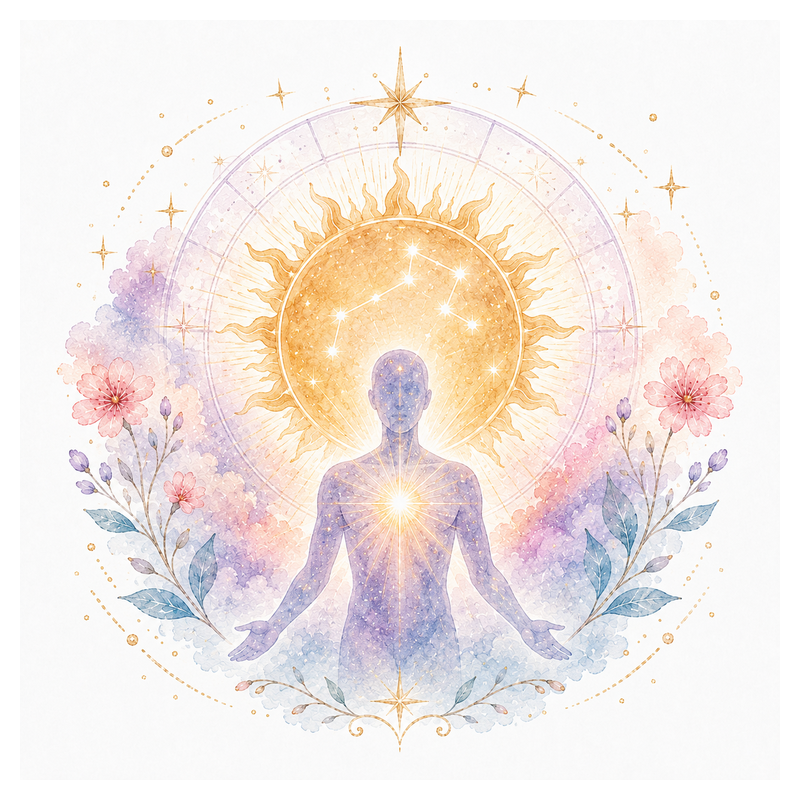 An illustration representing Sun Sign
