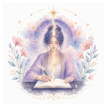 An illustration representing Automatic Writing