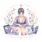 An illustration representing Oracle Cards