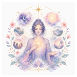 An illustration representing Psychic