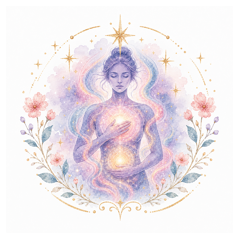 An illustration representing Clairsentience (Clear Feeling)
