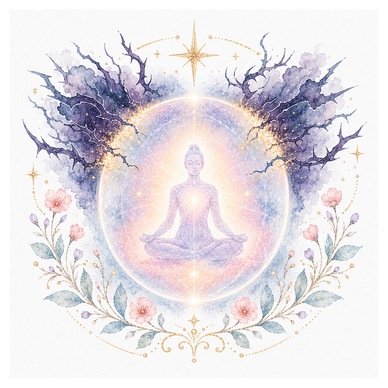 An illustration representing Psychic Attack