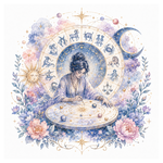 An illustration representing Astrology Reading