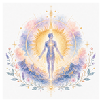 Mystical illustration representing Divine Masculine