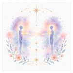 Mystical illustration representing Energetic Cord