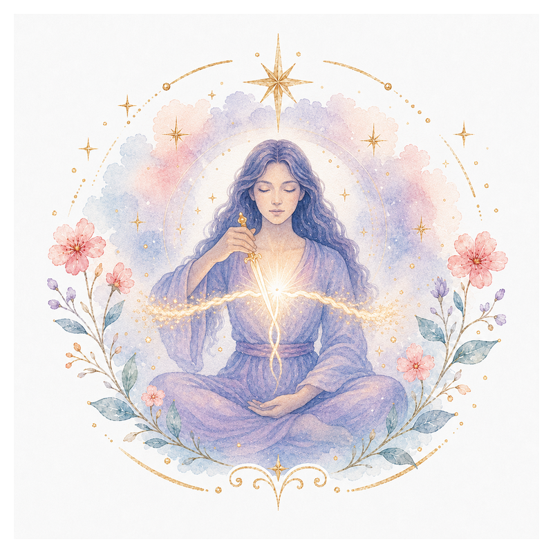 Mystical illustration representing Cord Cutting