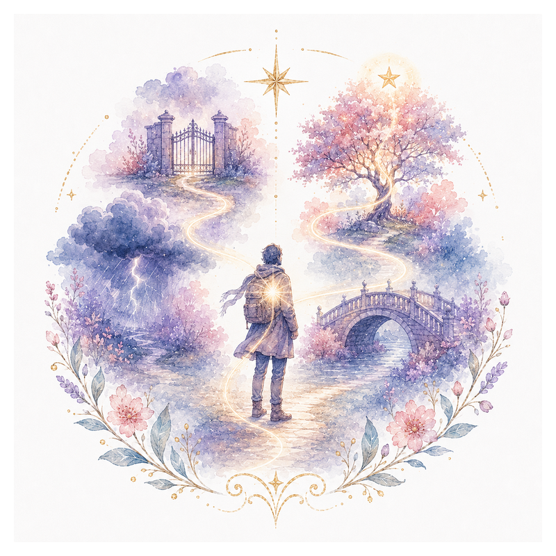 Mystical illustration representing Life Lesson
