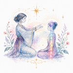 Mystical illustration representing Energy Healing