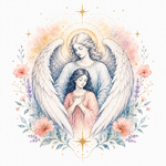 Mystical illustration representing Guardian Angel