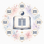 Mystical illustration representing I-Ching