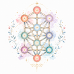 Mystical illustration representing Kabbalah