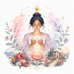 Mystical illustration representing Manifestation