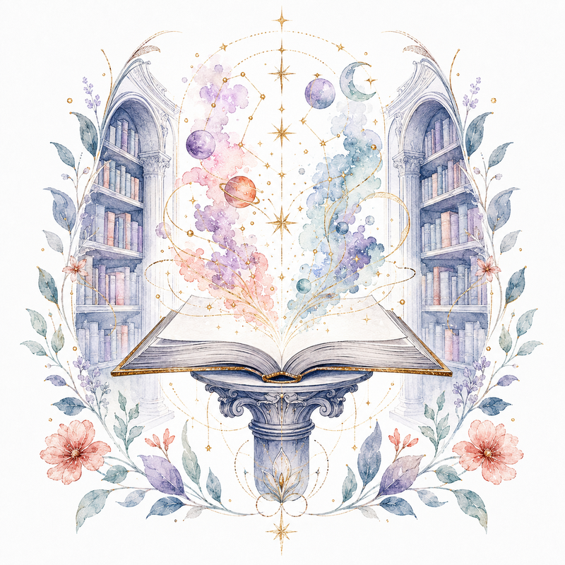 Mystical illustration representing Akashic Records