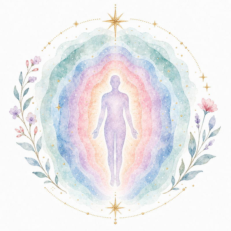Mystical illustration representing Aura