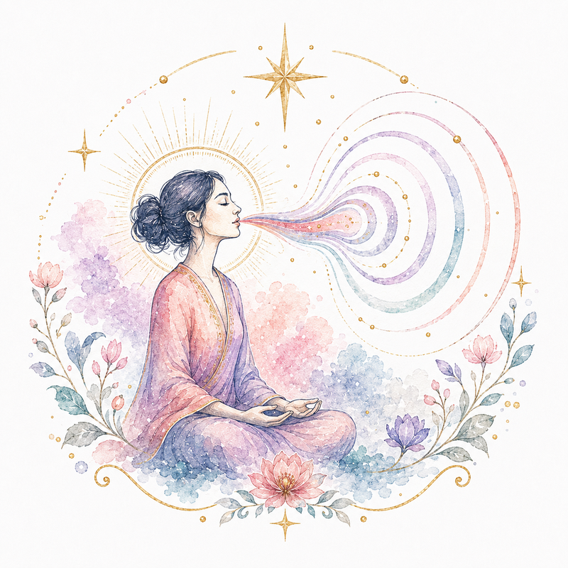Mystical illustration representing Mantra