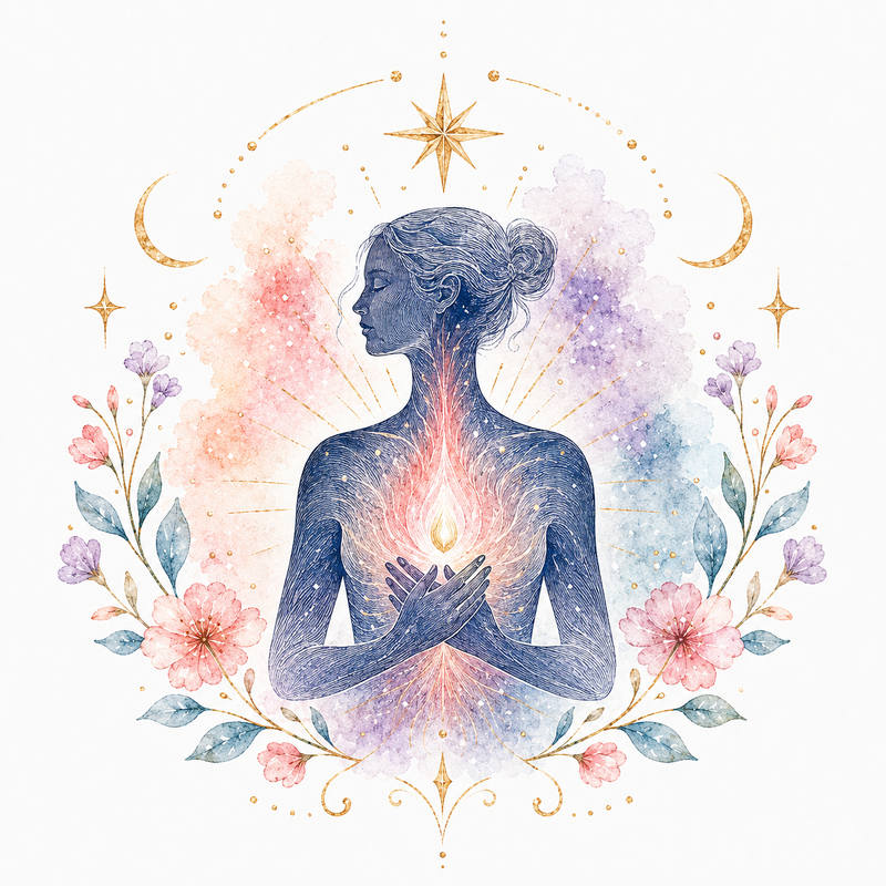 Mystical illustration representing Soul