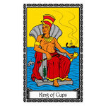 Illustration of the King of Cups tarot card