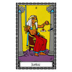 Illustration of the Justice tarot card