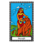 Illustration of the Strength tarot card