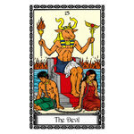 Illustration of the The Devil tarot card