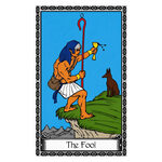 Illustration of the The Fool tarot card