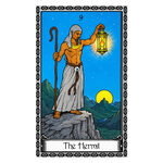 Illustration of the The Hermit tarot card