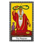 Illustration of the The Magician tarot card