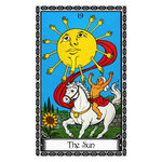 Illustration of the The Sun tarot card