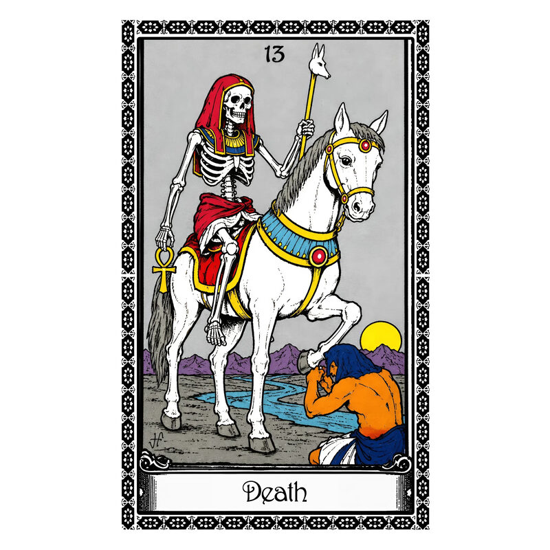 Illustration of the Death tarot card