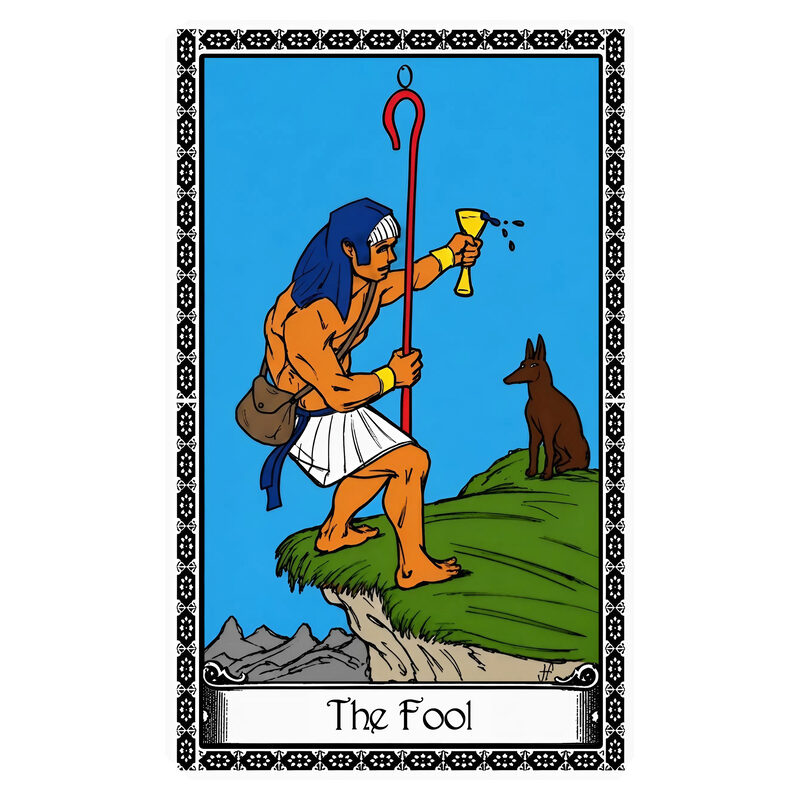 Illustration of the The Fool tarot card