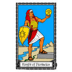 Illustration of the Knight of Pentacles tarot card