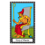 Illustration of the King of Wands tarot card