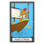 Illustration of the Knight of Wands tarot card