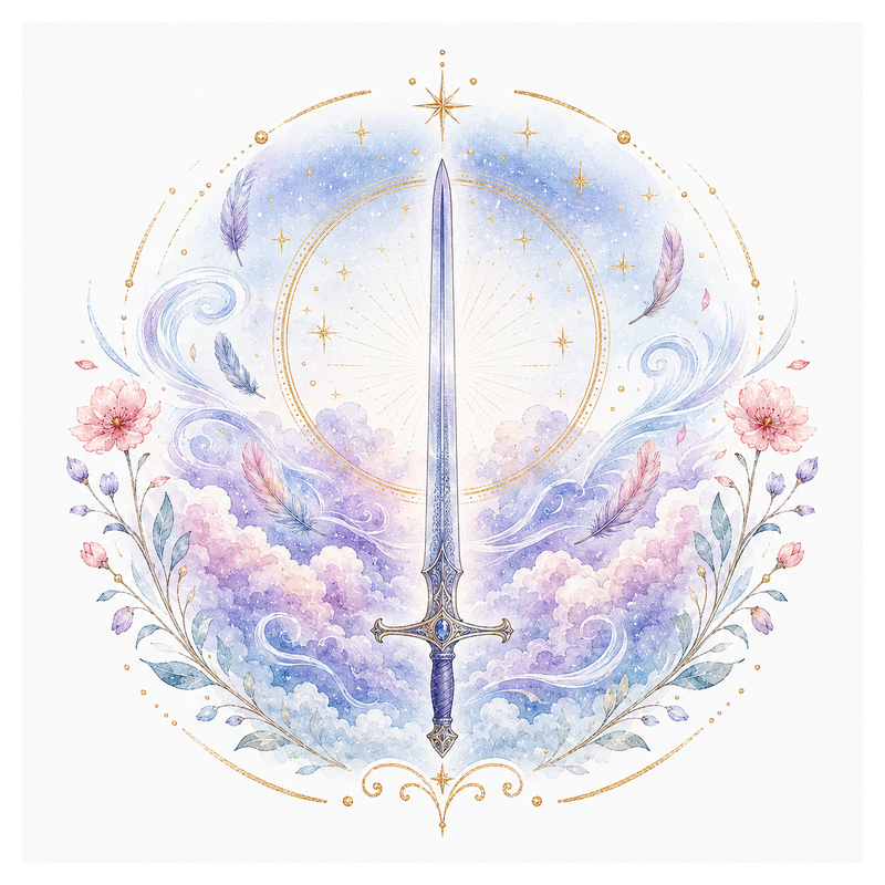 An illustration representing Swords