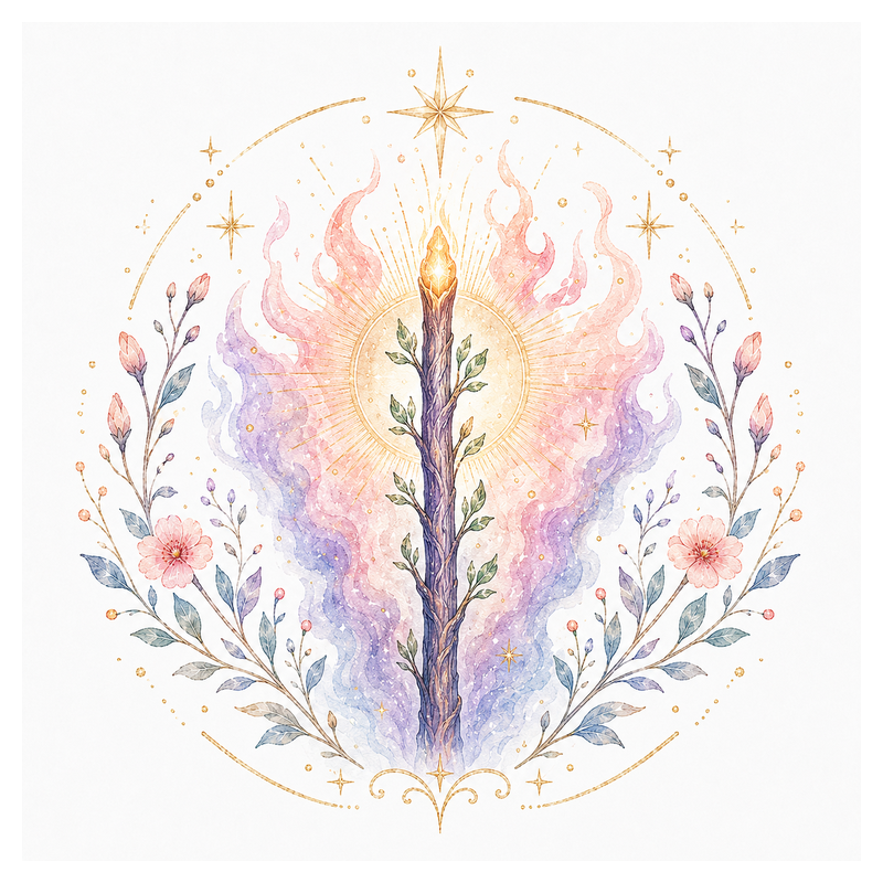 An illustration representing Wands