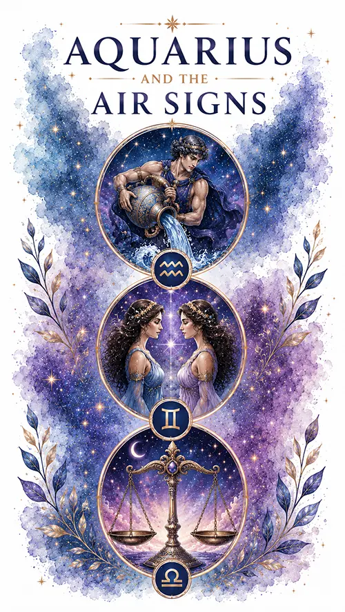 Aquarius and the air zodiac signs