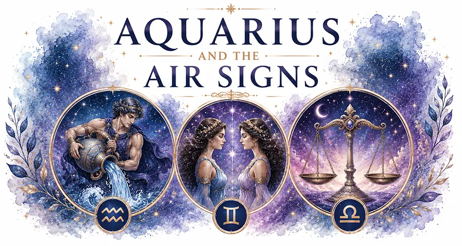 Aquarius and the air zodiac signs