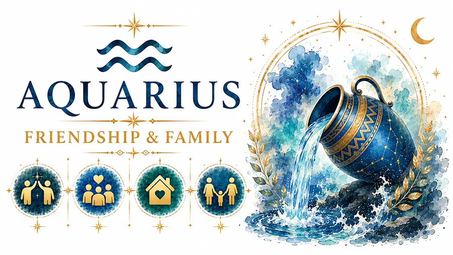 Aquarius friendship and family relationships