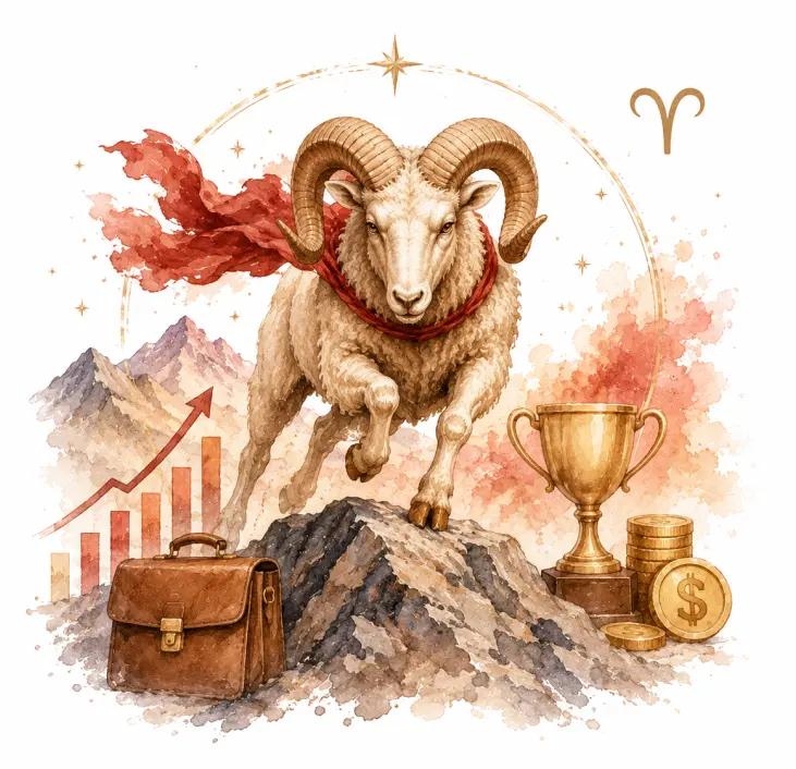 Aries career and financial traits