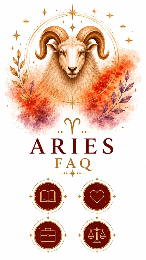 Aries zodiac frequently asked questions