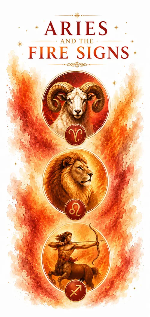 Aries and the fire zodiac signs